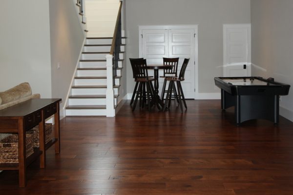 Cherry floors, plenty of storage and space for games and home theater
