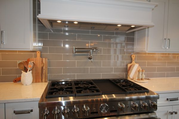 Custom Kitchen range with pot filler