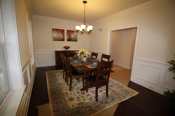 Goshen Dining Room with durable hardwood floors