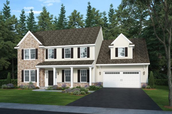 Goshen Walk front garage