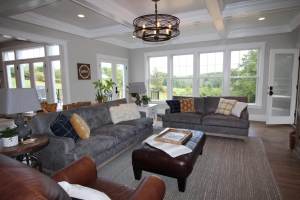 Great Room with extra windows