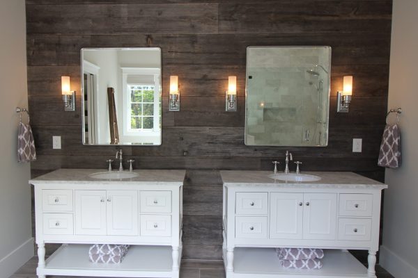 Custom bath cabinetry