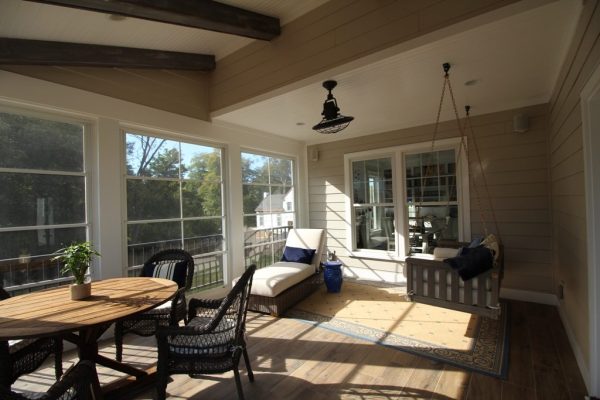 Spectacular covered porch