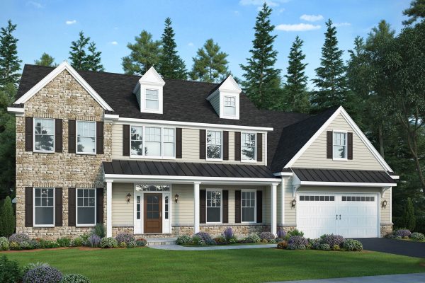 Stone with dormers